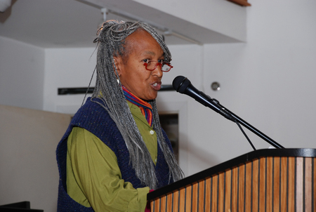 Peace Commission Co-chair Betty Burkes